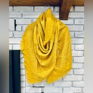 NWT Old Navy Golden Yellow Striped Scarf